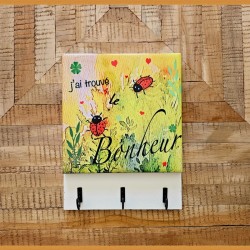 accroche-clés "j'ai trouvé le bonheur"
