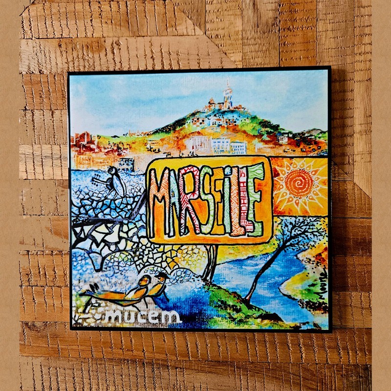Dessous de plat "Mucem" - création artisanale