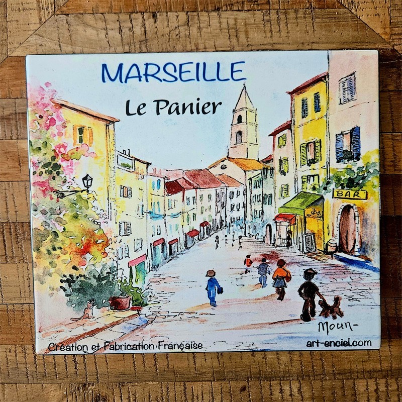 dessous de plat "Marseille le Panier"