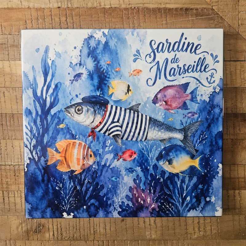 Dessous de plat " sardine de Marseille "