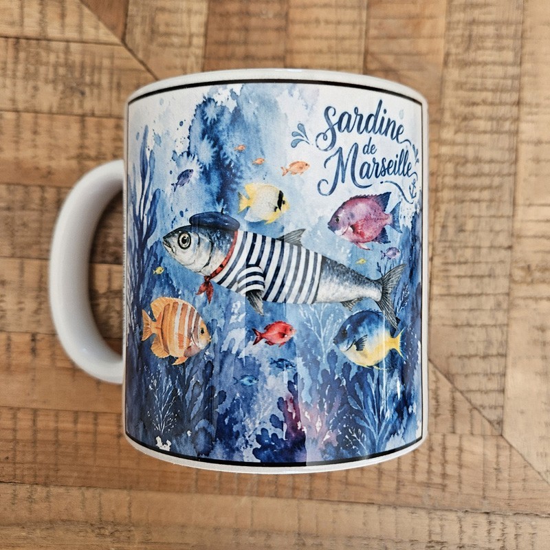 mug "sardine de Marseille"